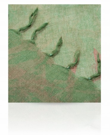 Палантин Женский W-BAMBOO/TURQU